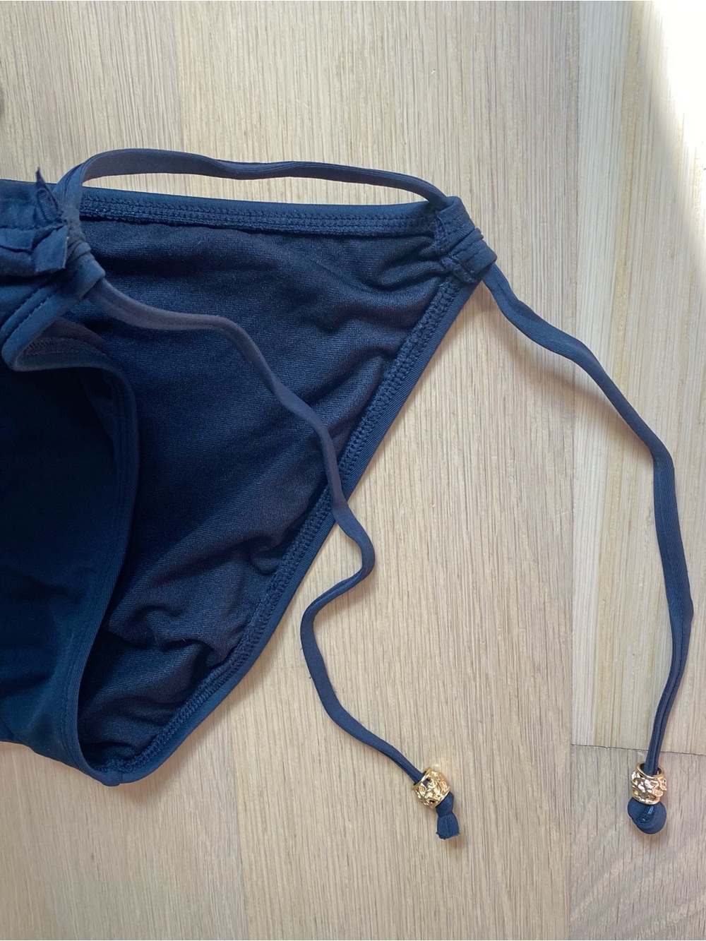 Rampage Black Ruffle Bikini Minimalist Chic Coquette Resort Vacation Swim Large - Picture 6 of 16